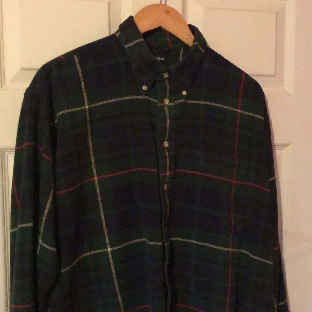 Gitman Brothers Multicolor Plaid Flannel Shirt Me… - image 6